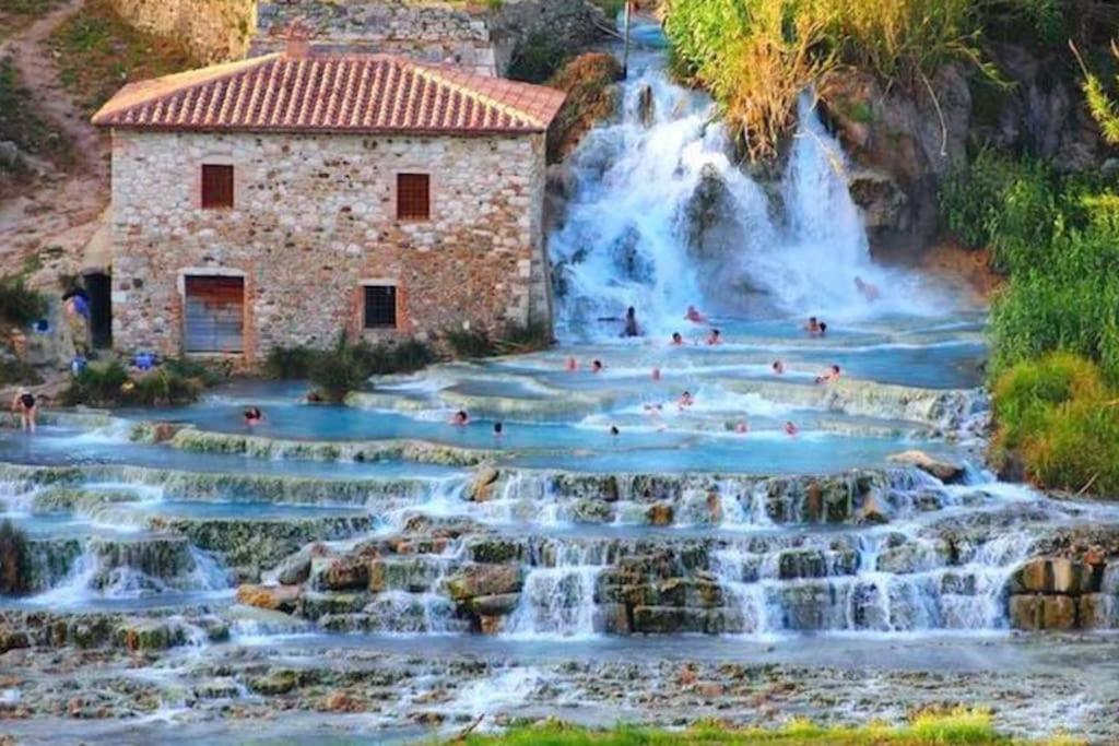 38-Volpini House In Amiata - Val D'Orcia, Saturnia, Feste&Sagre Castel del Piano  Dış mekan fotoğraf